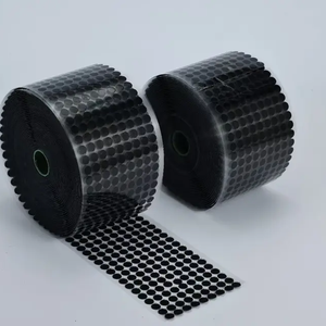 Points adhésifs carrés auto-agrippants de haute qualité en tissu 100 % nylon découpé sur mesure, diamètre 10 mm - Product Image 4