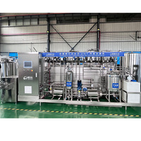 Commerciële roestvrijstalen hoog-efficiënte automatische fruit-sap productielijn voor sinaasappelsap & dadels, mineraalwater & puur water