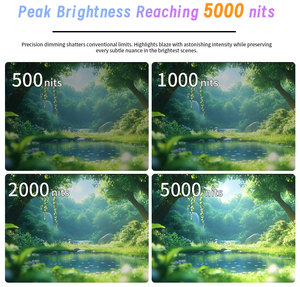 Affichage numérique LCD dynamique à rétroéclairage LED miniature suspendu de 32 pouces, économie d'énergie de 40%, Miniled, 112 zones, affichage <span class=keywords><strong>publicitaire</strong></span> LCD - Product Image 3