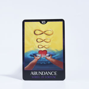 Venta al por mayor de cartas de oráculo, cartas de afirmación positiva impresas personalizadas, <span class=keywords><strong>baraja</strong></span> de Tarot de mago francés - Product Image 6