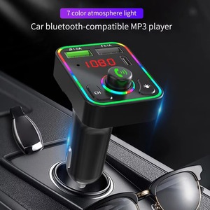 Transmisor FM para Auto BT con Carga Rápida <span class=keywords><strong>QC3</strong></span>.0 PD, Reproductor MP3 Inalámbrico, Cargadores y Adaptadores para Auto con Pantalla LED - Product Image 1