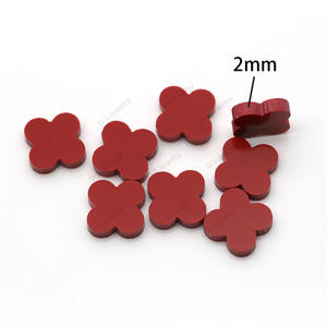 بسعر الجملة من المصنع حجر فيروزي أحمر بأربعة اوراق وبرسيم اصطناعي - Product Image 2