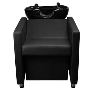 High Quality Full Body Lay Down Beauty Hair Salon Furniture Backwash Unit Shampoo Sink Shampoo Bowl And Chair