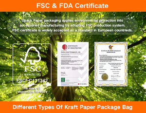 Factory Supplier Grocery White Recycled Paper Bags Wholesale - Product Image 4