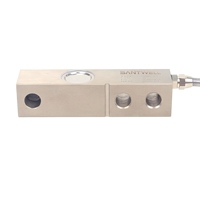 Celda de Carga Santwell SQC-12 C3 0.5t 1t 2t 3t, Sensor de Cizallamiento IP68 de Acero Aleado para Básculas de Plataforma, Tolvas y Tanques OEM