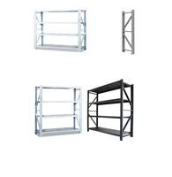 Gui Chang Étagère de rangement robuste pour la maison, étagère industrielle en acier, capacité de 100 kg à 500 kg par niveau