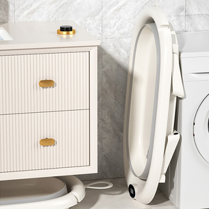 Purorigin OEM - Ensemble de <span class=keywords><strong>baignoire</strong></span> pliable portable 4-<span class=keywords><strong>en</strong></span>-1 pour bébé avec siège de bain et coussin de bain - Product Image 5