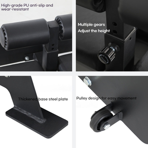 Réglable Nordic <span class=keywords><strong>Curl</strong></span> Banc Multi-Fonction Glute Jambon Développeur Pliable Roman Poids Chaise Hanche Confiance Machine Musculation - Product Image 6