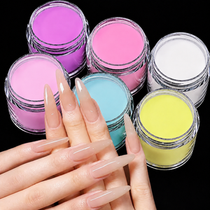Abrltino Polvo Acrílico Transparente Profesional de Calidad de Marca Personalizada al por Mayor, Polvo Acrílico <span class=keywords><strong>Rosa</strong></span> para <span class=keywords><strong>Uñas</strong></span> 30g 56g con Tarro - Product Image 6