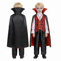 Costume de vampire gothique pour jeu de rôle et cosplay, ensemble de luxe pour Halloween, cadeaux de fête, carnaval, vêtements de cosplay