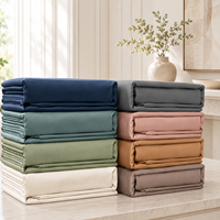 Ensemble de draps de lit 1800T en microfibre brossée OEKO-TEX, 4 pièces, qualité hôtelière, directement de l'usine