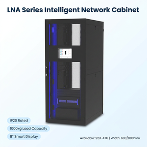 Armadio di Rete Intelligente da 19 Pollici con PDU Intelligente e Schermo Touch da 8 Pollici per Gestione Remota del Rack Server - Product Image 3