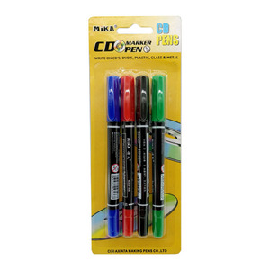 Wholesale Custom Logo 30 Colors Quick Dry Ink Two-Tip CD <b>Permanent</b> <b>Marker</b> <b>Pen</b> for Paper Use Bonvada Brand - Product Image 2