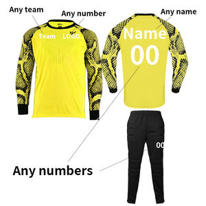 Maglia da Calcio Imbottita a Maniche Lunghe 2025 per Uomini, Giovani e Bambini, Maglia da Portiere con Imbottiture, Set da Portiere - Product Image 4