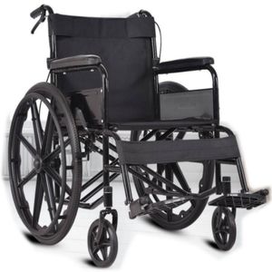 Prix d'usine vente chaude de l'équipement de réadaptation des patients roue intégrée 24 fauteuil roulant manuel de voyage pliant - Product Image 1