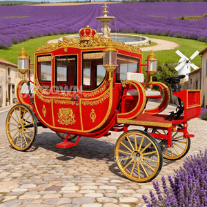 Carruaje Real Clásico de Lujo de Cuatro Ruedas, Carruaje Real Eléctrico de Alta Calidad, Carruaje Real Eléctrico en Venta - Product Image 2