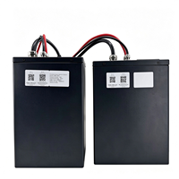 High Capacity Electric Motorcycle Semi-solid State Battery Rechargeable BMS Protection LiFePO4 Cathode GPS Lithium Battery