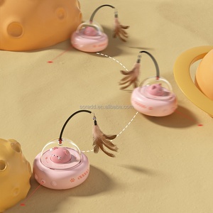 Juguete Inteligente Automático para Gatos 2025 para Aliviar el Aburrimiento, Sensor Eléctrico con Pluma, Palo para Molestar Gatos, Juguete Láser para Molestar Gatos - Product Image 3