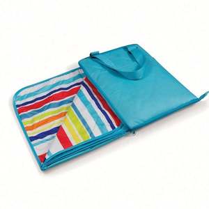 Sacs fourre-tout pliables personnalisés en gros pour le voyage, en nylon Oxford imperméable, avec poche, pour la plage et le pique-nique - Product Image 5