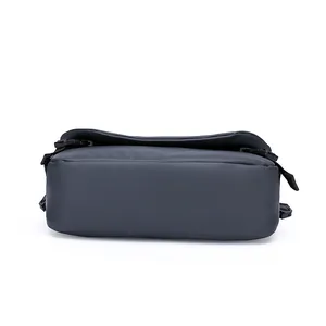 Sac bandoulière messager noir en PU pour homme, style coréen, pour tablette professionnelle - Product Image 5