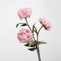 Pivoine artificielle de haute qualité vraie fleur tactile pour la maison