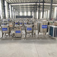 Máquina Comercial para Hacer Yogur en Granjas Lecheras, Tanque de Fermentación, Máquina de Pasteurización de Leche, Pasteurizador de Jugos y Helados