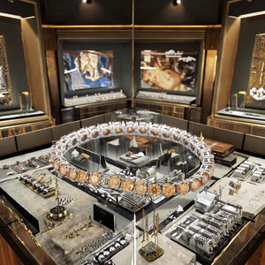 Pulsera de tenis de moissanita de plata 925, chapada en oro, con moissanita D VVS de 3-6.5mm, tipo cadena y brazalete - Product Image 3