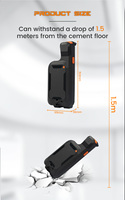 Pemindai kode QR K-22 2D, pemindai kode QR USB, klip belakang HP Android IOS, pemindai kode 2D