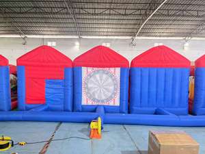 Juego Inflable 5 en 1 / 4 en 1 para Carnaval, Multideportivo, Fútbol, Dardos, Baloncesto para Parque de Trampolines - Product Image 5