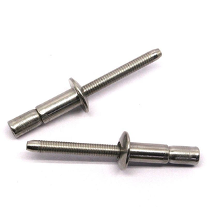 Rivets aveugles pour avions en acier inoxydable 304/316 haute résistance à vis simple - Product Image 1