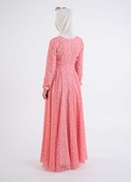 Robe traditionnelle de prière islamique, haut de gamme, vêtements ethniques, arabe, imprimé pois, mousseline, Abaya, Hijab, dubaï, Robe musulmane, Ramadan