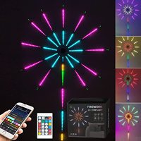 Bande lumineuse LED RGB 5050 Feux d'artifice Contrôle par application Feux d'artifice intelligents LED Bandes lumineuses LED pour chambre à coucher