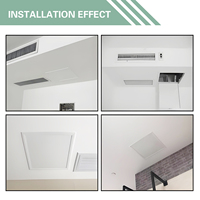 Panneaux d'accès carrés en aluminium modernes et durables de haute qualité, portes de conduits pour environnements intérieurs/extérieurs, sous-sols et entrepôts