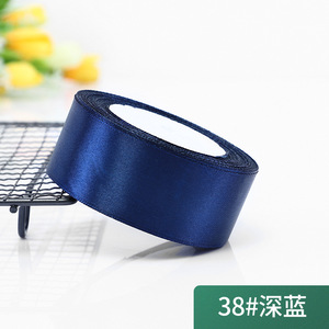 Nhà Máy Bán Buôn Tùy Chỉnh Hai Mặt Bên 100% Polyester Rpet Lụa Đồng Bằng Satin Ribbon CuộN - Product Image 6