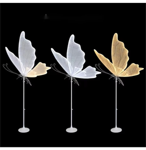 Costume Decorazione per Matrimoni Ali di Farfalla Giganti a LED Ali Mobili Decorazione Luminosa a LED a Forma di Farfalla - Product Image 4