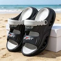 Sandales d'été convertibles pour hommes, nouvelle collection, en EVA, avec coussin d'air, antidérapantes, pour la plage et l'extérieur, à porter de deux façons, pour augmenter la taille.