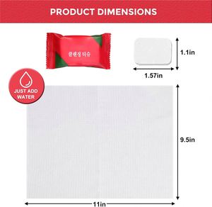 Serviettes compressées jetables personnalisables en viscose, coton, bambou, non-tissées ou tissées pour le visage, pour la maison, l'hôtel, les voyages, le sport - Rouleau compact - Product Image 2
