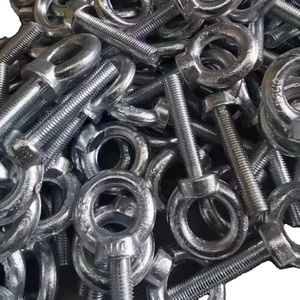 Pernos de cabeza hexagonal estándar Din580, acero al carbono 304, tuerca de perno de ojo de acero inoxidable, acabado Chapado en zinc disponible, 20mm, 100mm, 40mm, 50mm - Product Image 5