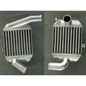Paire d'intercoolers avant en aluminium pour AUDI <span class=keywords><strong>A4</strong></span> <span class=keywords><strong>B5</strong></span> S4 RS4 A6 C5 2.7T BI-TURBO - Product Image 1