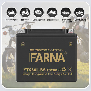 Capacité de 12 volts 30Ah bonne qualité <span class=keywords><strong>YTX30L</strong></span>-<span class=keywords><strong>BS</strong></span> batterie de moto AGM/GEL Gel d'entretien sans sec Type d'acide de plomb scellé - Product Image 4