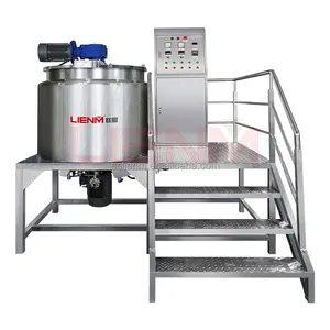 Lienm tangki air deterjen 5000 Liter, mesin pompa pencampur portabel, pompa pencampur cair Gas 10 M3/jam sistem campuran 200kg/jam