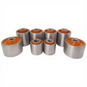 Prix usine Silentbloc <span class=keywords><strong>en</strong></span> caoutchouc PU <span class=keywords><strong>en</strong></span> acier zingué entièrement collé, isolateur anti-vibration, charge 500-1000 Lbs, 40-90 - Product Image 1