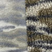 Tissu polaire berbère 100% polyester 350 g/m² avec TPU collé, chaud, coupe-vent, écologique pour vêtements de sport d'extérieur
