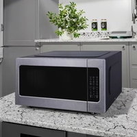 Oven Microwave Digital Kontrol Elektrik 62L 1200W 220V/50HZ Berkualitas Tinggi dari Baja Tahan Karat untuk Meja Dapur, Peralatan Dapur Anak