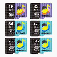 Prix d'usine, 100% original, pleine capacité, carte TF AS U3 128 Go 256 Go 512 Go, carte mémoire vidéo musicale mini pour caméra embarquée
