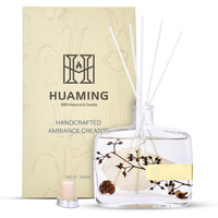 Diffuseurs de parfum en verre réutilisables, écologiques, à la fragrance longue durée, en matériaux naturels, pour la maison, le thé, l'arôme, diffuseurs de roseaux de luxe
