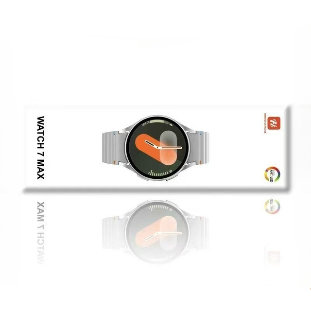 Outdoor Sports Bracelet BT Call Round Heart Rate Full Touch Smart Phone Watch Wireless Charger Waterproof Watch 7 Max Smartwatch