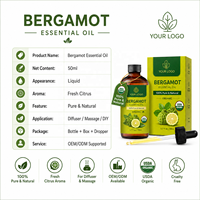 OEM/ODM 100% Minyak Esensial Bergamot Alami Murni untuk Pembuatan Sabun Lilin Parfum Perawatan Kulit Aromaterapi Penggunaan Rumah Tangga