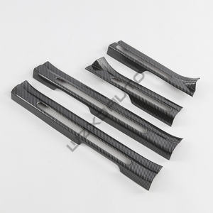 WZXD 2024 4x4 Aksesori ABS Karbon, pelindung ambang pintu model tampak dalam untuk ICAR 03 - Product Image 4