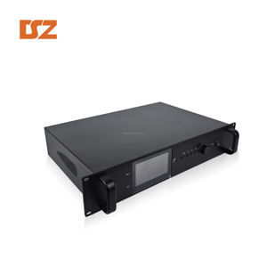 <span class=keywords><strong>Amplificador</strong></span> en red <span class=keywords><strong>con</strong></span> micrófono y pantalla LED Pa <span class=keywords><strong>Amplificador</strong></span> de audio 2U Panel cepillado de aleación de aluminio OEM/ODM - Product Image 4